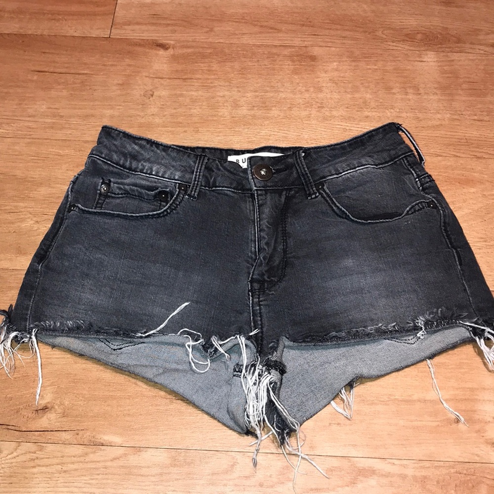 Bullhead Denim Blackish/Gray Shorts